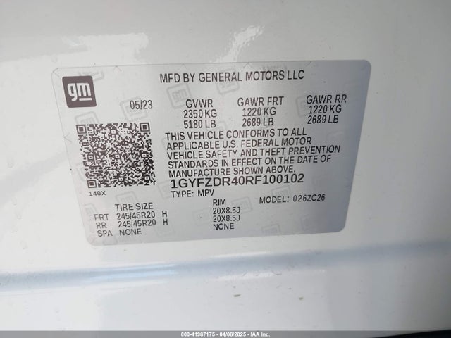 2024 CADILLAC XT4 1GYFZDR40RF100102 Photo 8