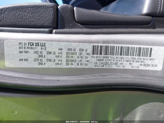 1C4RJEBG5JC514356 Jeep Grand Cherokee Limited 4x2