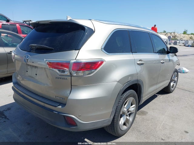 Toyota Highlander Limited V6 2015 5TDYKRFHXFS057083 Image 4