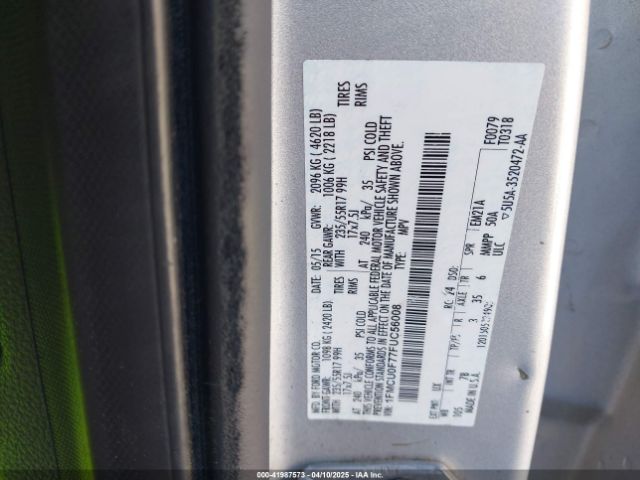 2015 FORD ESCAPE 1FMCU0F77FUC56008 Photo 8