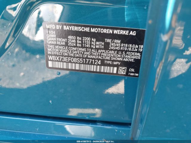 WBX73EF08S5177124 BMW X1 Xdrive28i