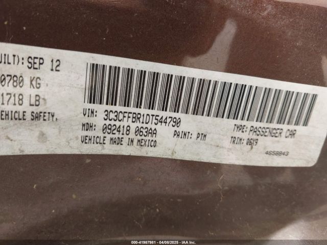 2013 FIAT 500 3C3CFFBR1DT544790 Photo 8