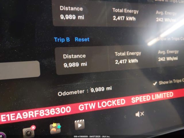 5YJ3E1EA9RF836300 Tesla MODEL 3