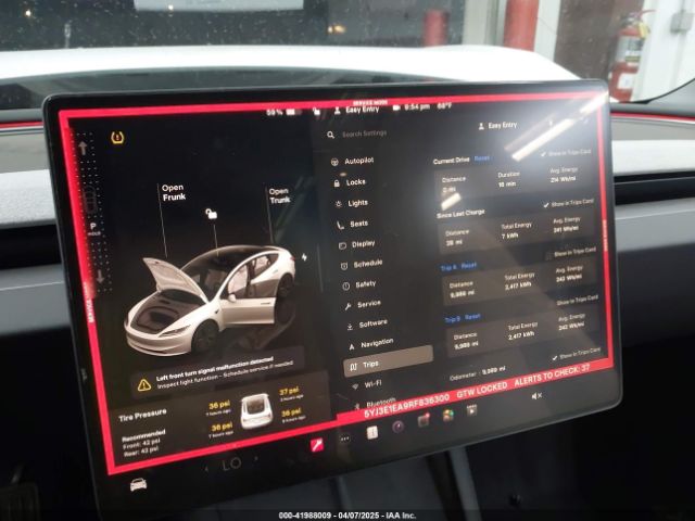 5YJ3E1EA9RF836300 Tesla MODEL 3