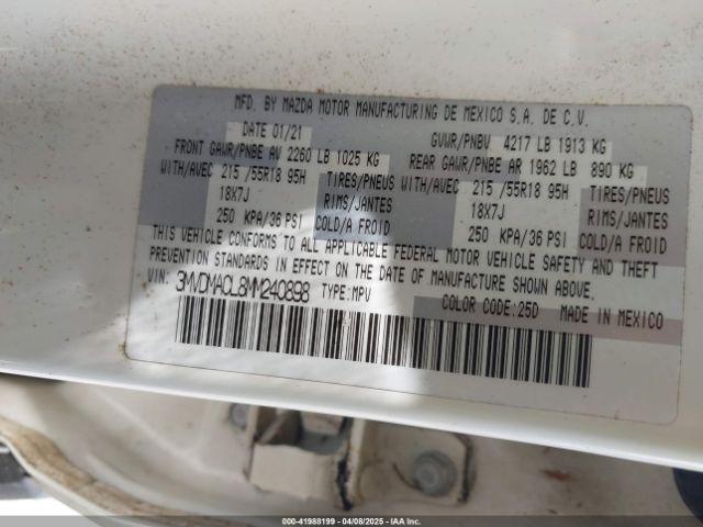 3MVDMACL8MM240898 Mazda Cx-30 Preferred