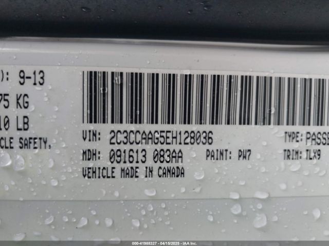 2014 CHRYSLER 300 2C3CCAAG5EH128036 Photo 8