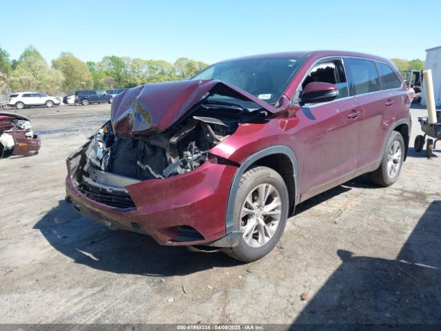 5TDBKRFH2FS176834 Toyota Highlander Le Plus V6