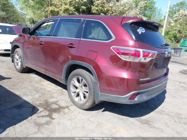 5TDBKRFH2FS176834 Toyota Highlander Le Plus V6