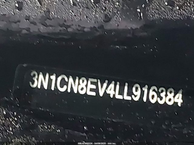3N1CN8EV4LL916384 Nissan Versa Sv Xtronic Cvt