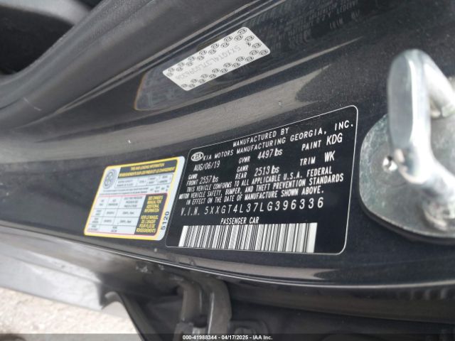 5XXGT4L37LG396336 KIA Optima Lx