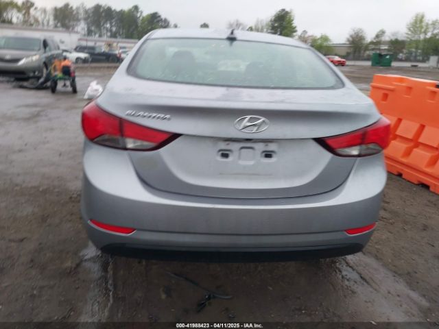 5NPDH4AE2GH737113 Hyundai Elantra Value Edition