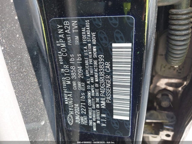 KMHLP4DG3RU838399 Hyundai Elantra Limited