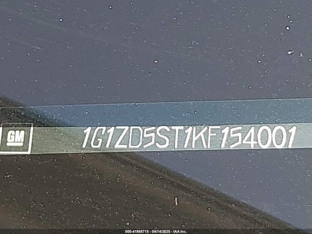 1G1ZD5ST1KF154001 Chevrolet MALIBU LT