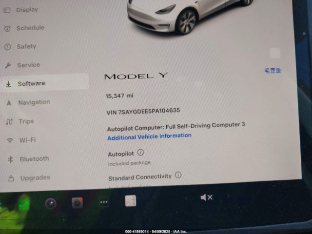 2023 TESLA MODEL Y 7SAYGDEE5PA104635 Photo 6
