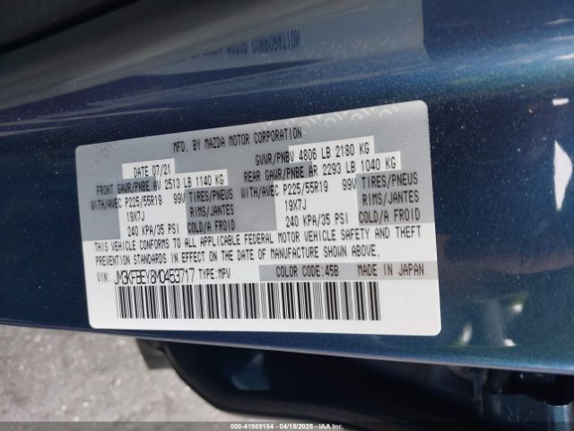 JM3KFBEY8M0453717 Mazda Cx-5 Signature