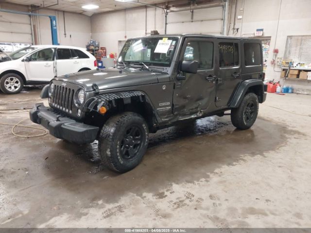 1C4BJWDGXJL889020 Jeep Wrangler Jk Unlimited Sport 4x4