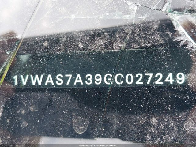 1VWAS7A39GC027249 Volkswagen Passat 1.8t S