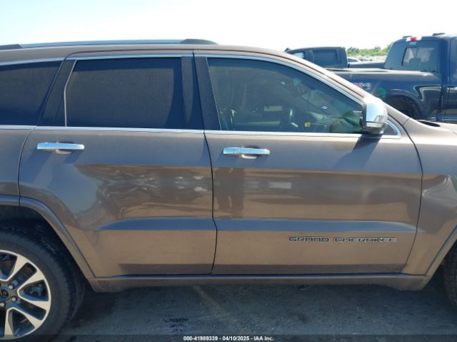 1C4RJECG9JC125556 Jeep Grand Cherokee Overland 4x2