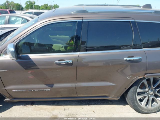 1C4RJECG9JC125556 Jeep Grand Cherokee Overland 4x2