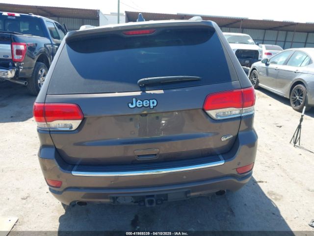 1C4RJECG9JC125556 Jeep Grand Cherokee Overland 4x2
