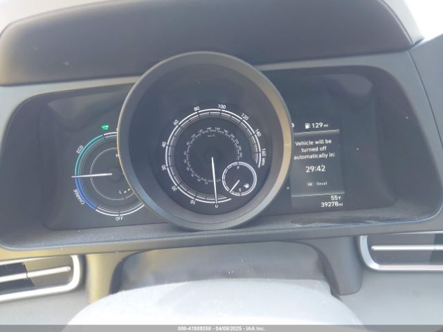KMHLM4AJ0PU052419 Hyundai Elantra Hybrid Blue