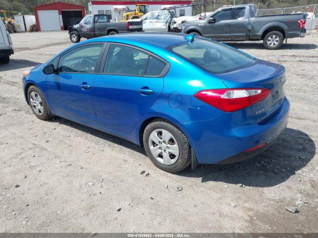KNAFX4A69F5313203 KIA FORTE LX