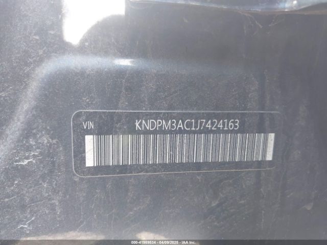 KNDPM3AC1J7424163 KIA Sportage Lx