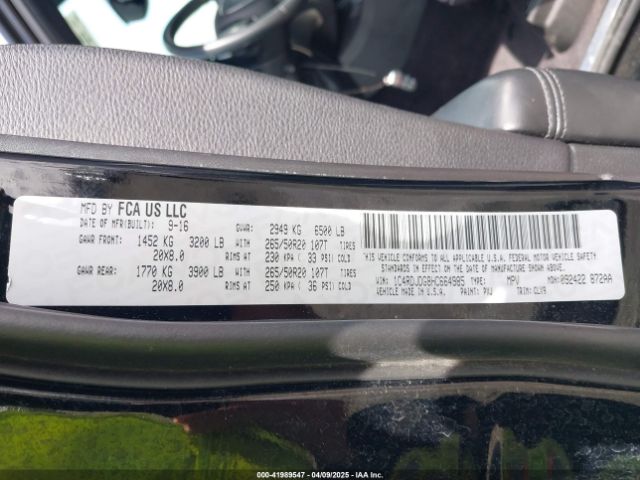1C4RDJDG8HC664985 Dodge Durango Gt Awd