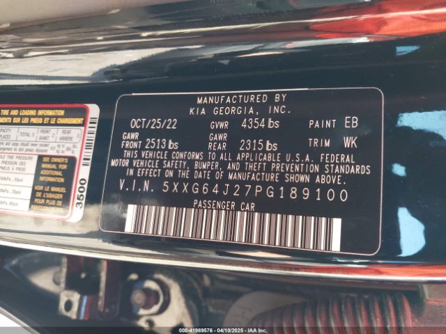 5XXG64J27PG189100 KIA K5 Gt-line