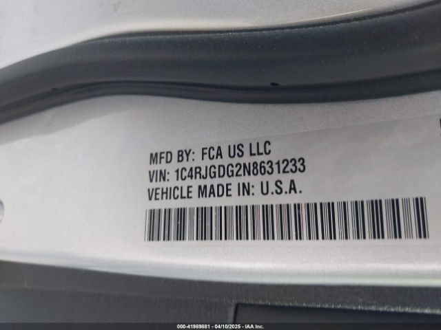 2022 JEEP GRAND CHEROKEE 1C4RJGDG2N8631233 Photo 8