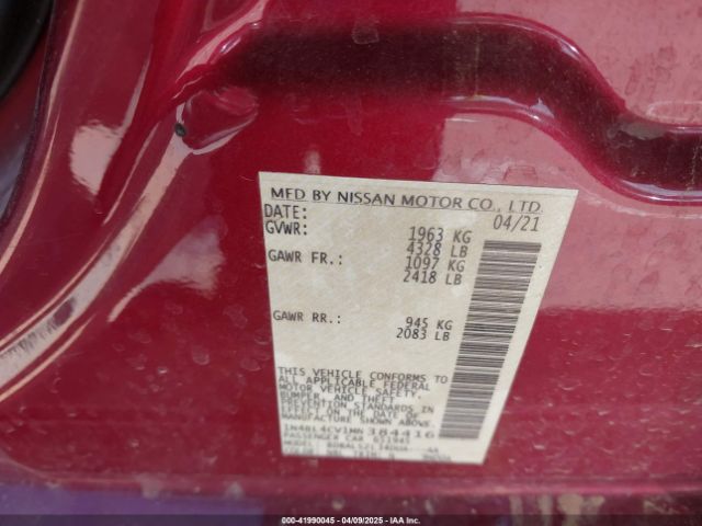 2021 NISSAN ALTIMA 1N4BL4CV1MN384416 Photo 8