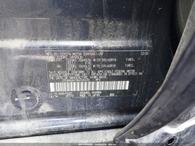 JTEAAAAH1MJ026839 Toyota VENZA LE