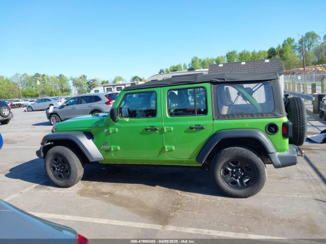 1C4HJXDG8JW287876 Jeep Wrangler Unlimited Sport 4x4
