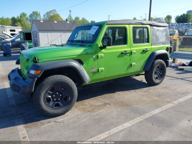 1C4HJXDG8JW287876 Jeep Wrangler Unlimited Sport 4x4