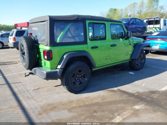 1C4HJXDG8JW287876 Jeep Wrangler Unlimited Sport 4x4