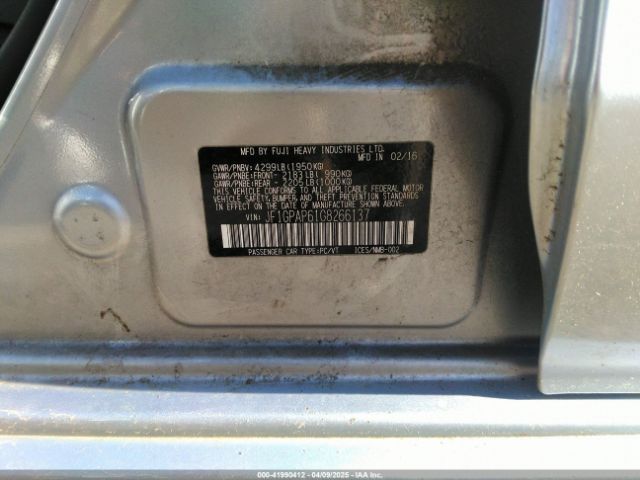 JF1GPAP61G8266137 Subaru Impreza 2.0i Sport Premium