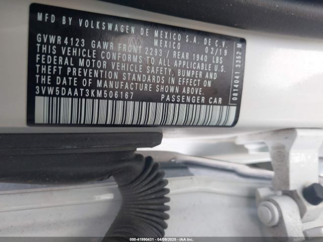 2019 VOLKSWAGEN BEETLE 3VW5DAAT3KM506167 Photo 8