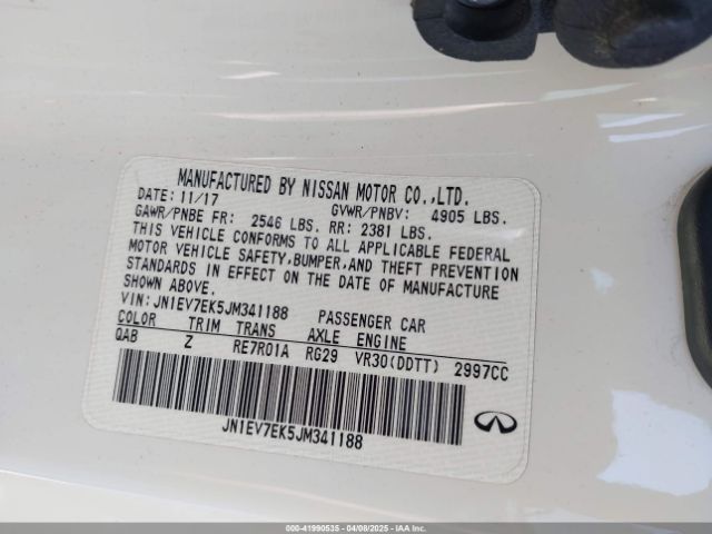 2018 INFINITI Q60 JN1EV7EK5JM341188 Photo 8