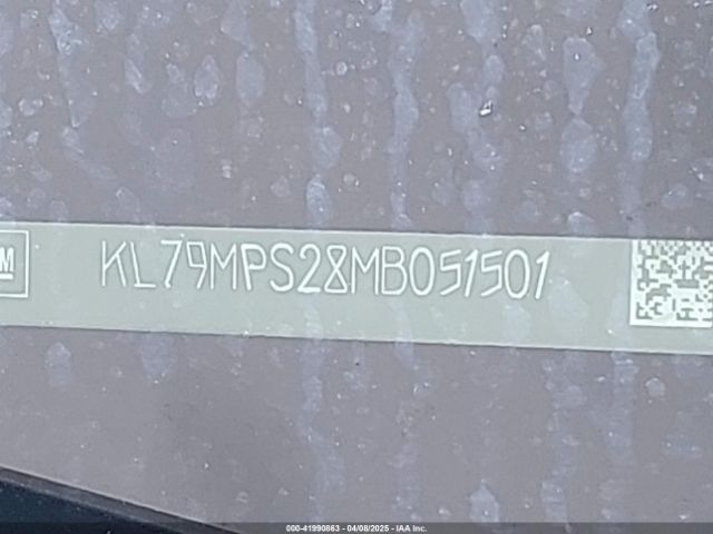 KL79MPS28MB051501 Chevrolet Trailblazer Fwd Lt