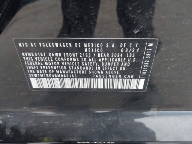 3VW7M7BU4RM063153 Volkswagen Jetta 1.5t Se