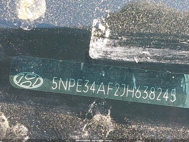5NPE34AF2JH638245 Hyundai SONATA SEL