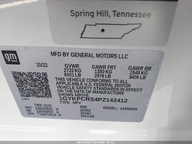 2023 CADILLAC XT6 1GYKPCRS4PZ142412 Photo 8