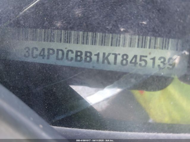 3C4PDCBB1KT845139 Dodge JOURNEY SE