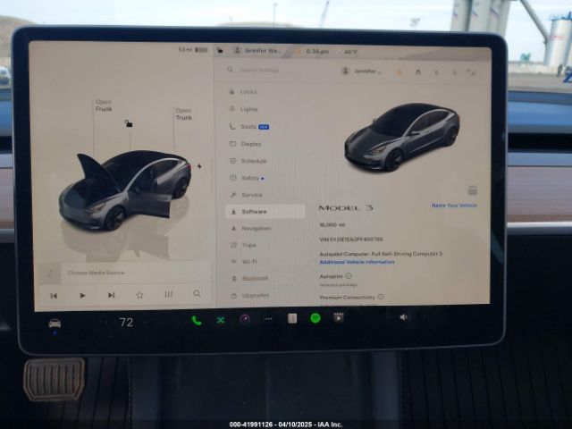 5YJ3E1EA3PF400765 Tesla Model 3 Rear-wheel Drive