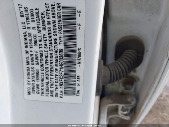 19XFC2F71HE033609 Honda k20c2