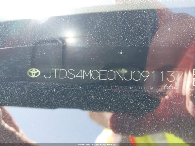 JTDS4MCE0NJ091137 Toyota COROLLA SE