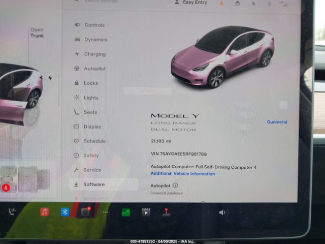 7SAYGAEE5RF981789 Tesla Model Y Long Range Dual Motor All-wheel Drive