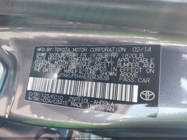 JTKKUPB46E1043838 Scion XD
