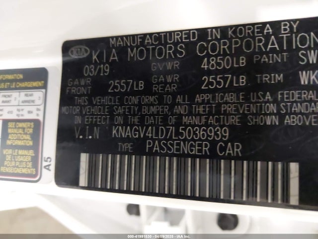 KNAGV4LD7L5036939 KIA Optima Plug-in Hybrid Ex
