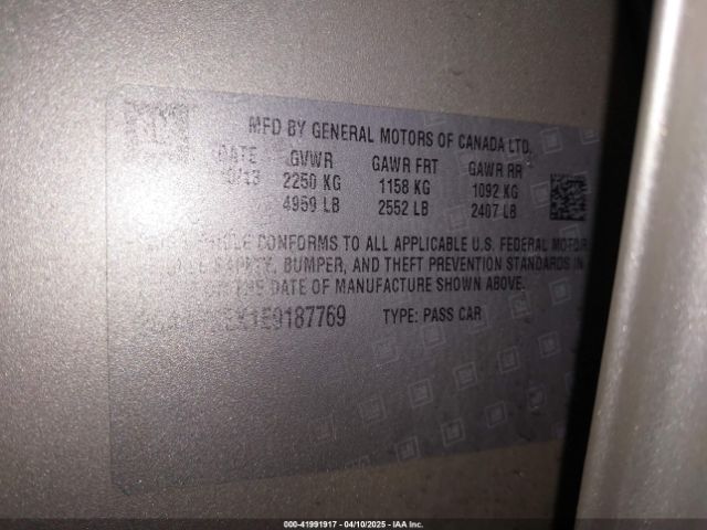 2G4GP5EX1E9187769 Buick Regal Turbo Premium I